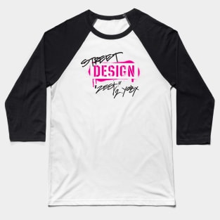 Street Design Graffiti Baseball T-Shirt